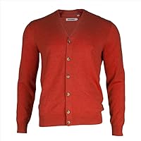 Ben Sherman - The Classic Mens Cardigan Sweater Red 2XL