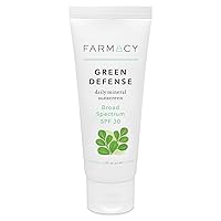 Green Defense SPF30 Broad Spectrum Mineral Sunscreen with Zinc Oxide & Natural Antioxidants