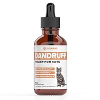 Cat Dandruff Treatment | Salmon Oil for Cat | Naturally Supports a Health Skin & Coat | Omega 3 for Cats | Cat Itchy Skin Relief | Allergy Relief for Cats | Cat Itchy Skin Relief | 1 fl oz