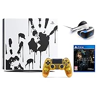 Newest Sony PlayStation 4 Pro 1TB Limited Edition Death Stranding Console Bundle W /PlayStation VR Core Headset (Renewed)