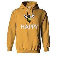 VICES AND VIRTUES Funny Hilarious Graphic bee be Happy Hoodie