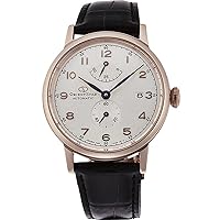 Orient Star Automatic Silver Dial Brown Leather Men's Watch RE-AW0003S00B