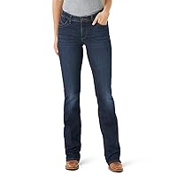 Wrangler Womens Willow Mid Rise Performance Waist Boot Cut Ultimate Riding Jeans