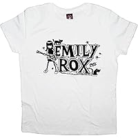 Emily ROX White Juniors T-Shirt