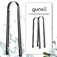 Tongue Scraper, Tongue Cleaner for Adults and Kids, Fights Bad Breath, Metal Tongue Scraper, Great for Oral Care, Oral Hygiene, Ayurveda Tongue Scraper, Hygiene Luxury Black Tongue Scraper. (2 Pack)