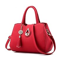 New Women Handbag Shoulder Bags Tote Purse Faux Leather Women Messenger Bag with Heart