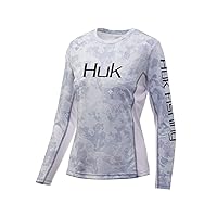 HUK Women's Icon X Camo Long Sleeve Performance Fishing Shirt