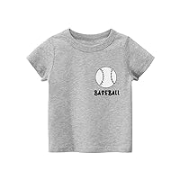 Christmas Tee Shirts for Little Boys Girls and Boys Clothes Tops Cotton Baby Short Sleeve Boys Long Sleeve