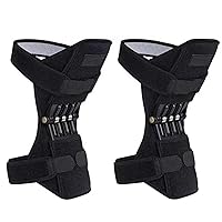 Pilipane 2 PCS Knee Protection Booster, Joint Support Knee Pads, Powerful Rebound Spring Force Knee Protection Booster for weak Legs Old Cold Leg Sports Training Squat