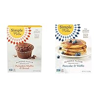 Simple Mills Almond Flour Baking Mixes - Gluten Free Pumpkin Bread and Pancake & Waffle Mixes