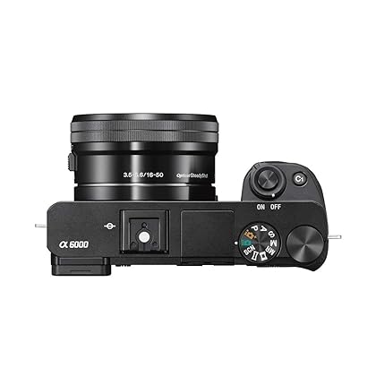 Sony Alpha a6000 Mirrorless Digital Camera 24.3MP SLR Camera with 3.0-Inch LCD (Black) w/16-50mm Power Zoom Lens