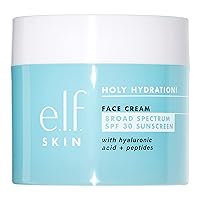 Holy Hydration! Face Cream, Broad Spectrum SPF 30 Sunscreen, Moisturizes & Softens Skin, Quick-Absorbing & Ultra-Hydrating, 1.8 Oz