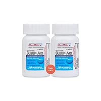 ValuMeds Nighttime Sleep Aid (Twin Pack - 192 Softgels) Diphenhydramine HCl, 50 mg | Supports Deeper, Restful Sleeping for Men, Women
