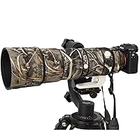 ROLANPRO Camoflage Lens Cover for Sony FE 200-600mm F5.6-6.3 G OSS Coat Lens Protective Sleeve Case-#9 Waterproof