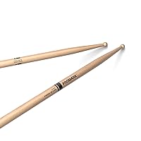 ProMark Finesse 2B Long Maple Drumsticks, Small Round Wood Tip, One Pair