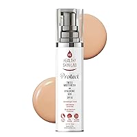 Protect Tinted Moisturizer & Mineral Sunscreen SPF 50, Hyaluronic Acid, Zinc Oxide, Titanium Dioxide for Deep Hydration, Dermatologist-Tested, Suitable for All Skin Types, 50ml