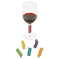 TRUE Metal Wine Charms, Multicolor