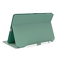 Balance Folio Case for iPad 10.2 Inch (2019-2021) - Drop & Camera Protection, Slim Multi Range Stand, Apple Pencil Holder - Fluorite Green/Eggshell Green