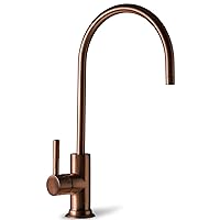 iSpring GA1-AW Heavy Duty Contemporary Style High Spout Kitchen Bar Sink Non-Air Gap Drinking Water Faucet in Antique Wine