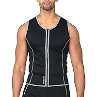 Men's Sauna Sweat Suit Vest for Exercise and Heat Training, Neoprene