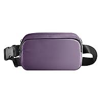 Purple Gradient Belt Bag for Women Men Water Proof Waist Bags with Adjustable Shoulder Tear Resistant Fashion Waist Packs for Party