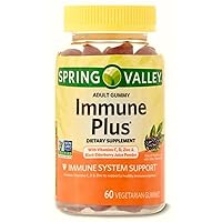 Immune Plus Vegetarian Gummies, 60ct + Your Vitamin Guide©