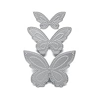 1 Set Metal Cutting Dies Stencils, Butterfly Metal Scrapbooking Dies Cuts Handmade Stencils Template Embossing for Card Scrapbooking Craft Paper Décor 55x81cm