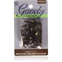 Goody WoMens Ouchless Latex Elastics, Brunette, 50 Count Goody WoMens Ouchless Latex Elastics, Brunette, 50 Count