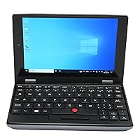 Mini Portable Laptop | Mini Personal Computer Notebook with 7 Inch Touch Screen | 12GB RAM & J4105 CPU | 2.4G/5G Dual Band WiFi | Full Size Keyboard | Support Windows 10, 11 (12G+256G)