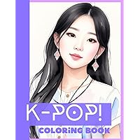 K-POP IDOL, Korean Beauties Coloring Book: Portraits of Young and Stylish Stars with Festive Elegance - Gorgeous Girls: KPop Idols Edition for Teen ... Gift (Christmas-themed Korean Coloring Book)