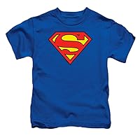 Popfunk Classic Juvenile Superman Classic Logo T Shirt & Stickers