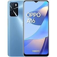 Oppo A16s Dual-SIM 64GB ROM + 4GB RAM (GSM Only | No CDMA) Factory Unlocked 4G/LTE Smartphone (Blue) - International Version