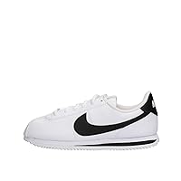 Nike 904764-001 Cortez CORTEZ BASIC SL (GS) Grade School Sneakers Casual Running Shoes Basic Black White