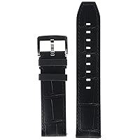 Tissot T852046761 22mm Lug Black Leather Strap