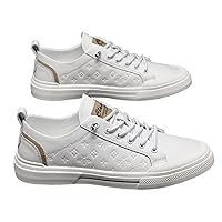 Casual Shoes, Sports Matching Korean Style, Breathable and Wear-Resistant, Very Suitable for Travel, Running Wear, Very Suitable for Men's Casual Sports Shoes 39 White