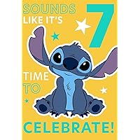 Cards Hallmark Disney Lilo & Stitch 7th Birthday 7 Sounds like it's time to celebrate!