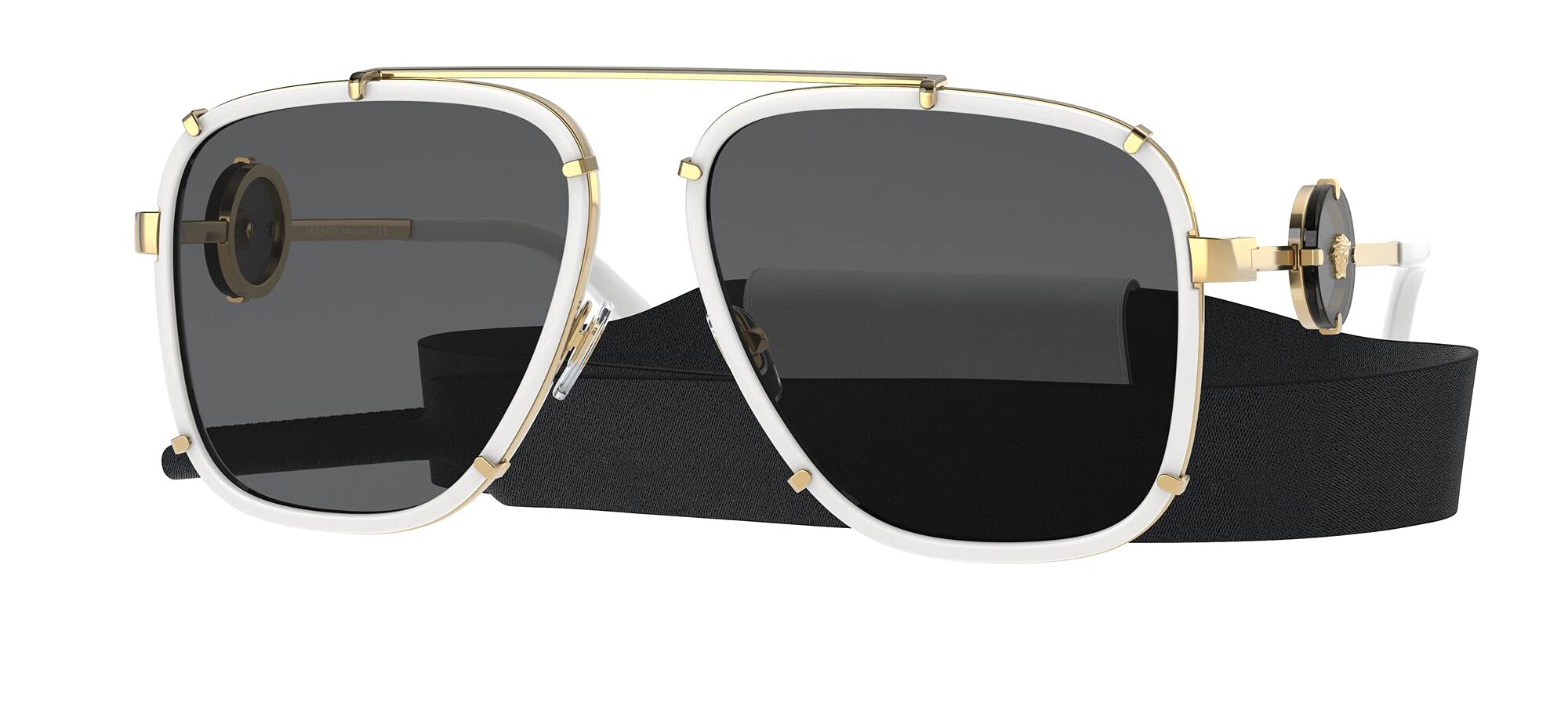 Versace VE2233 Sunglasses - (147187) White/Dark Gray - 60mm