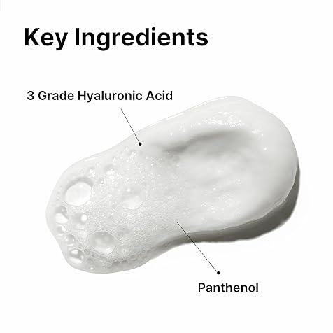 Hydrium Triple Hyaluronic Moisturizing Cleanser 5.07 fl.oz / 150ml | Daily Cleanser for Dry Skin with Hyaluronic Acid & Vitamin B | Animal Testing Free, Paraben Free, Korean Skincare