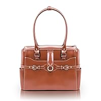 McKleinUSA WILLOW SPRINGS W Series Laptop Briefcase, Brown Genuine Leather (96564)