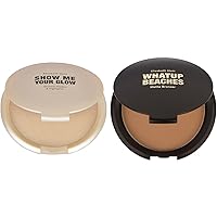 Elizabeth Mott Bundle: Show Me Your Glow Shimmer Highlighter AND Whatup Beaches Bronzer (Matte) - Cruelty Free