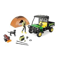 John Deere Big Farm Outdoor Adventure Toy Playset- 1:16 Scale - Includes Gator RSX 860i, Camping Accessories, and Two Toy Figures - John Deere Toys - Ages 8 Years and Up