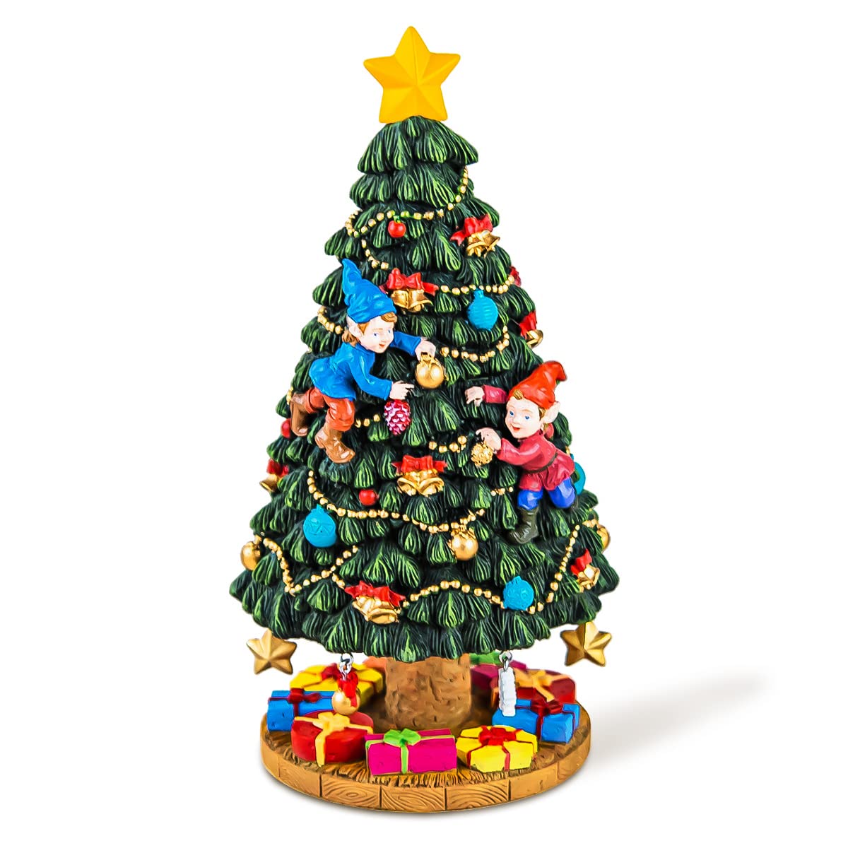 Mua Mr.Winder Christmas Tree Music Box Gift, Rotating Xmas Tree ...