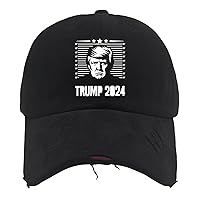 Trump 2024.0 Baseball Cap Men's Hat AllBlack Hats for Men Baseball Cap Gifts for Boyfriends Hiking Hat