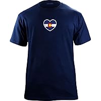 Original Colorado State Flag Heart T-Shirt