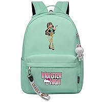 Novelty Monster High Printed Backpack Cute Draculaura Book Bag Large Laptop Bag-Casual Knapsack for Daily Life