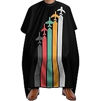 Airplane Barber Cape Adult Haircut Cape Hairdressing Apron for Home Salon Barbershop