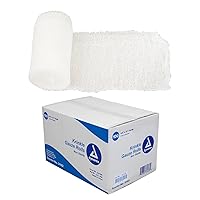 Dynarex Krinkle Non Sterile Gauze Rolls - Ultra-Absorbent Rolled Bandage Wrap Dressing for Primary Wounds - Wound Care Supplies - 4.5
