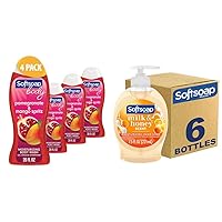 Softsoap Body Wash and Hand Soap Bundle (4 Items)