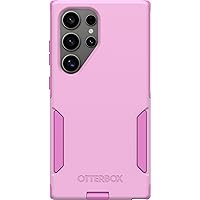 OtterBox Samsung Galaxy S24 Ultra Commuter Series Case - RUN WILDFLOWER (Pink), slim & tough, pocket-friendly, with port protection