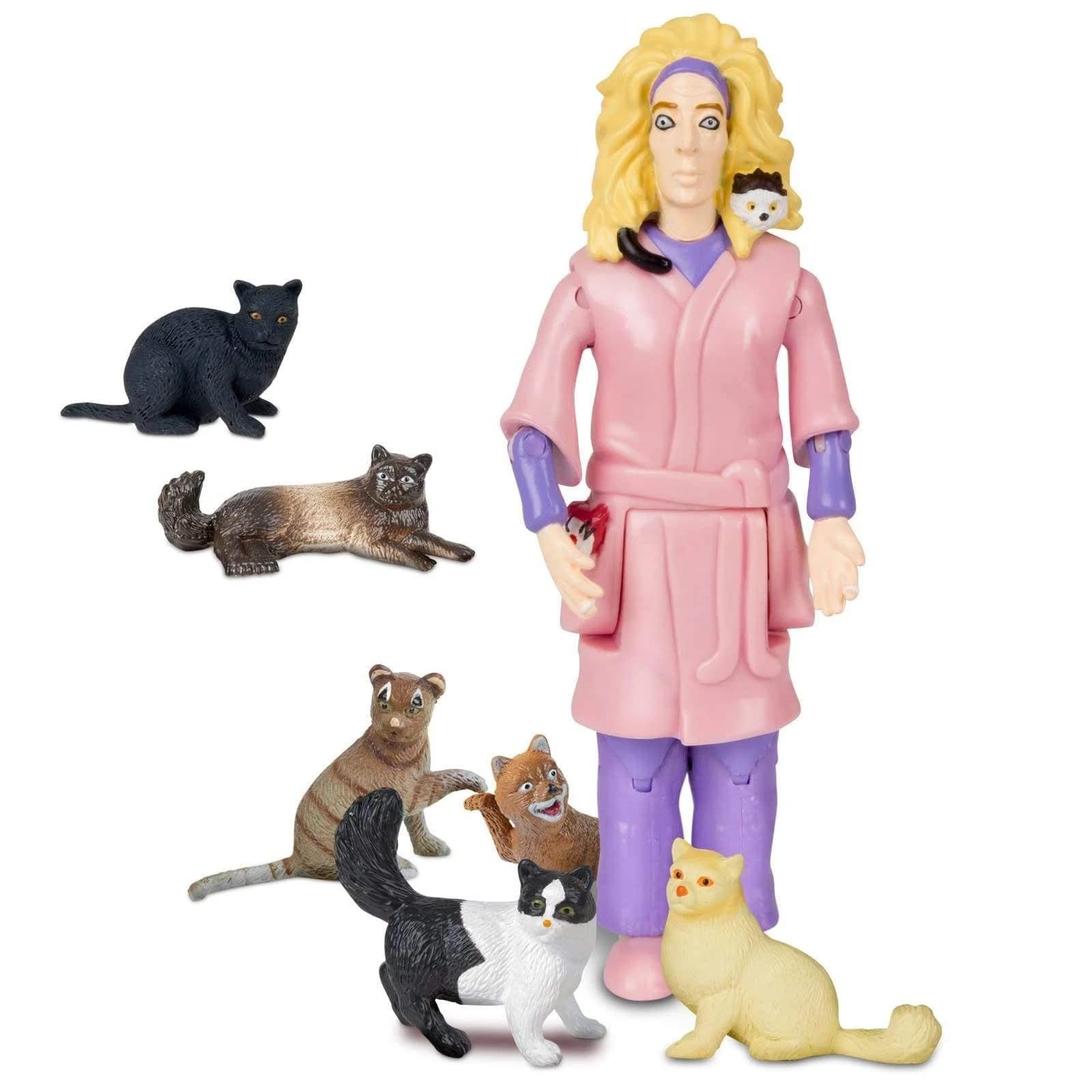 Accoutrements Crazy Cat Lady Action Figure Multicolored, 8